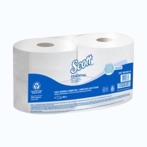 Papel higienico x 4 jumbo blanco scott.