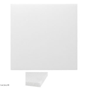 Lamina icopor de 1x1 1.5cm.