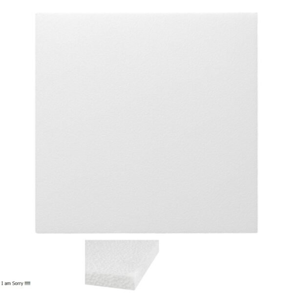 Lamina icopor de 1x1 1.5cm.