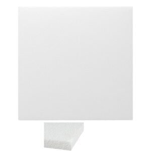 Lamina icopor de 1x1 2.5cm.