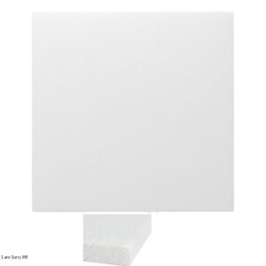 Lamina icopor de 1x1 3cm.