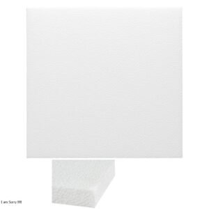 Lamina icopor de 50x50 3 cm.