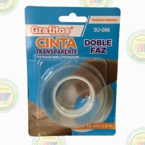 Cinta doble faz transparente fina gipao