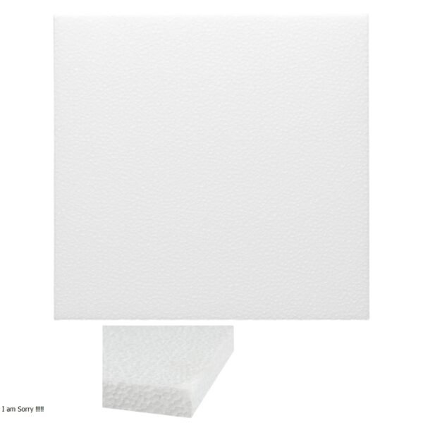 Lamina icopor de 50x50 4cm