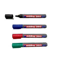 Marcador edding 360 borrable recargable.