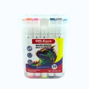 Marcador offiesco multi trazo x 36