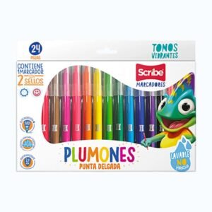 Marcador scribe x 24 vibrantes