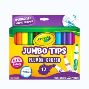 Marcador x 12 jumbo tips