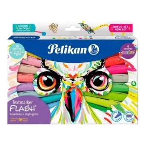 Resaltador pelikan x 16 buho