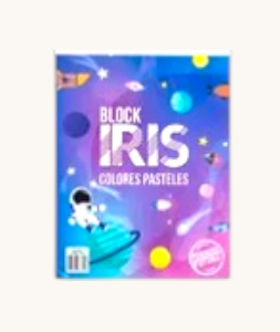 Block iris pastel futuro.
