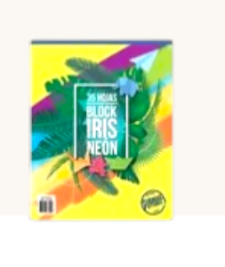 Block iris fluorecente futuro.