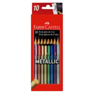 Color faber castell x 10 metalizado.