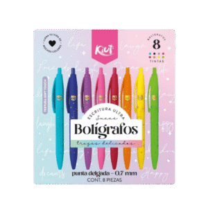 Lapicero kiut retractil x 8
