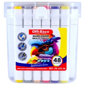 Marcador offiesco multi trazo x 48
