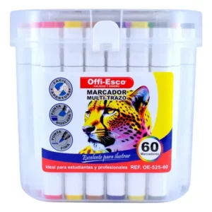 Marcador offiesco multi trazo x 60