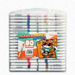 Marcador grafitos acrilico x 80