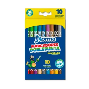 Marcador norma lavable x 10 d/p.
