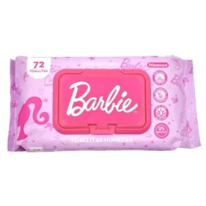 Pañitos humedos x 72 barbie