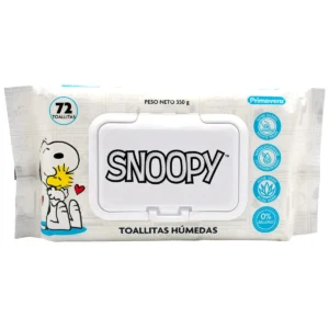 Pañitos humedos x 72 snoopy